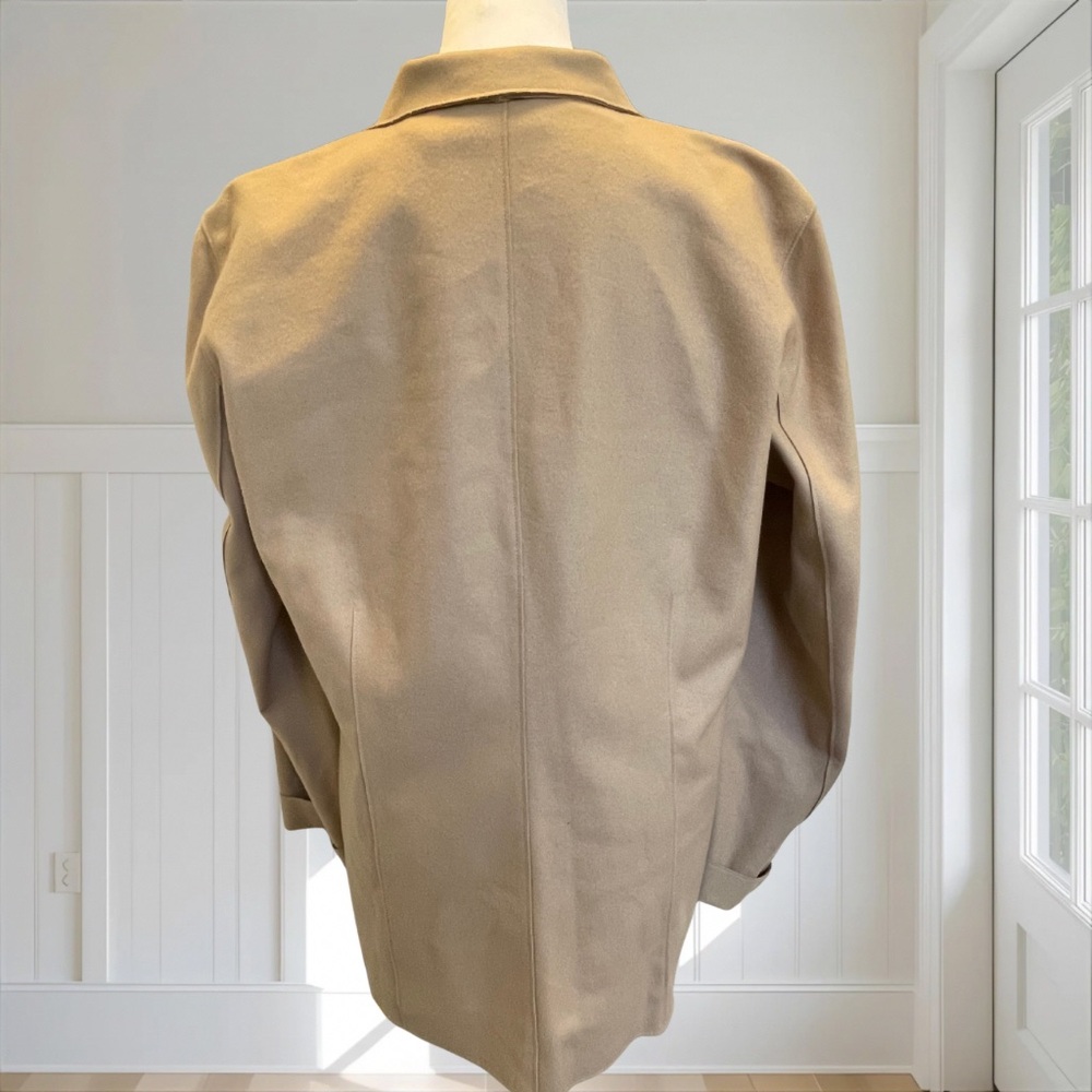 Vintage LIZ CLAIBORNE LIZSPORT Women's Cashmere Wool Blend Utility Jacket 12 - Picture 6 of 13